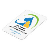 Pet Sitter Dog Walking Service Magneet (Linkerzijde)