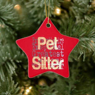 Pet Sitter Extraordinaire Keramisch Ornament