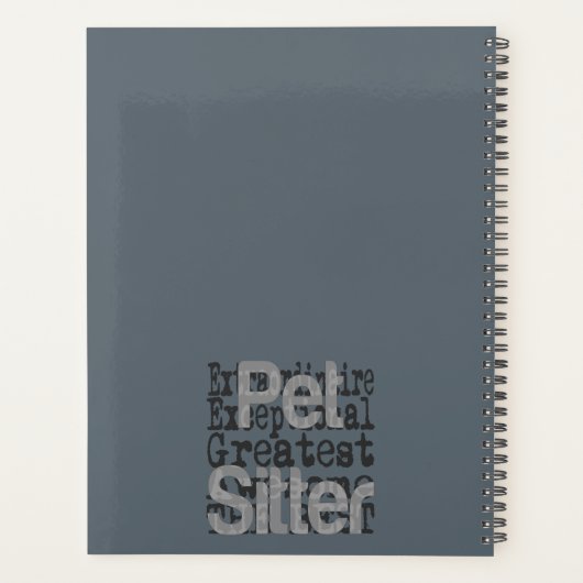 Pet Sitter Extraordinaire Planner (Achterkant)