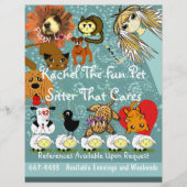 Pet Sitter Flyer (Voorkant)