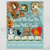 Pet Sitter Flyer (Voorkant)