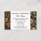 Pet Sitter Goldendoodle Puppy Elegant  Visitekaartje (Voorkant)