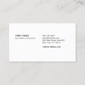 Pet Sitter & Groomer Dog Heart Paw Holographic Visitekaartje (Achterkant)