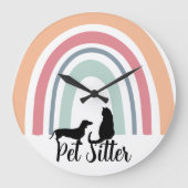 Pet Sitter Grote Klok (Voorkant)