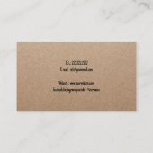 Pet Sitter Hond Wandelen Gelukkig Labrador Rustiek Visitekaartje (Achterkant)