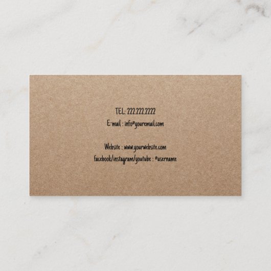 Pet Sitter Hond Wandelen Gelukkig Labrador Rustiek Visitekaartje (Achterkant)