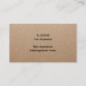 Pet Sitter Hond Wandelen Zwart Labrador Rustieke K Visitekaartje (Achterkant)