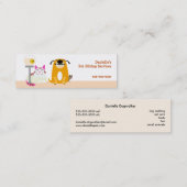 Pet Sitter Mini Visitekaartje (Voorkant / Achterkant)