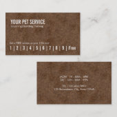 Pet Sitter Pet Grooming Dog Walker Loyalty (Voorkant / Achterkant)