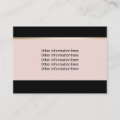 Pet Sitter Pet Sitting Blush Pink Appointment Afsprakenkaartje (Achterkant)