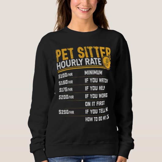 Pet Sitter Pet Sitting Sitter Pet Trui (Voorkant)