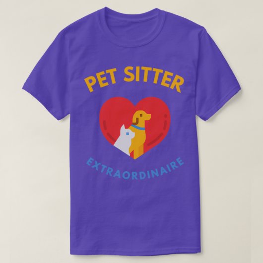 Pet Sitter Pet Sitting T-shirt (Design voorkant)