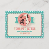 Pet Sitter Reference Kaart - (Achterkant)