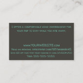 Pet Sitter Rover Dog Boarding Visitekaartjes (Achterkant)