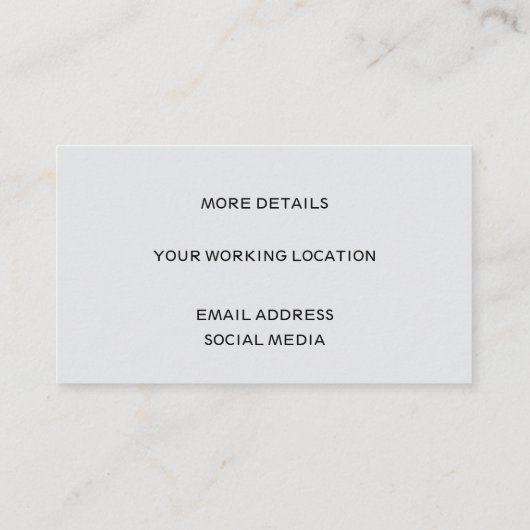 Pet Sitter Service Visitekaartje (Achterkant)