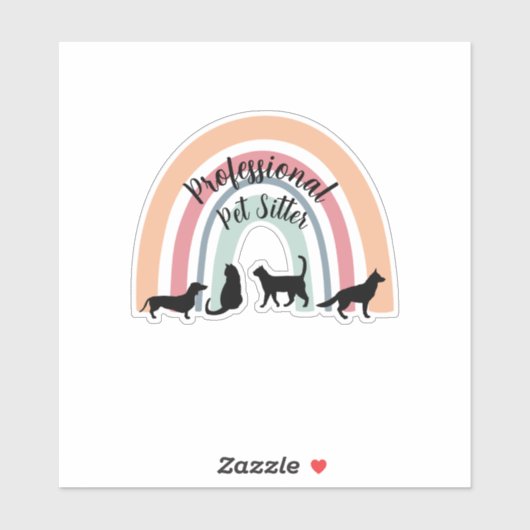 Pet Sitter Sticker (Vel)