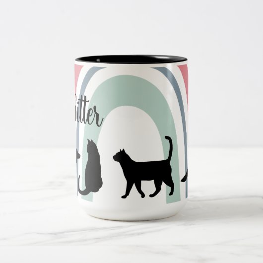 Pet Sitter Tweekleurige Koffiemok (Center)