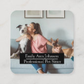 Pet Sitter Visitekaartje (Voorkant)