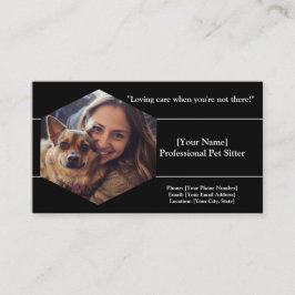  Pet Sitter Visitekaartje