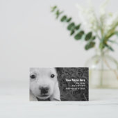 Pet Sitter Visitekaartje - Jack Russell Puppy (Staand voorkant)