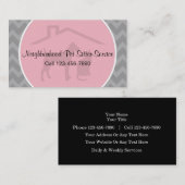 Pet Sitter-Visitekaartjes met stijl Visitekaartje (Voorkant / Achterkant)