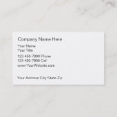 Pet Sitter-Visitekaartjes Visitekaartje (Achterkant)