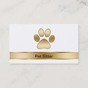 Pet Sitter-Visitekaartjes Visitekaartje