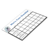 Pet Sitter's Checklist Notitieblok (Schuin)