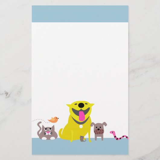 Pet Sitters Flyer-blue Flyer (Achterkant)