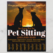 Pet Sitting  Adverteren brochure (Voorkant)