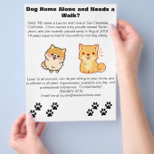 Pet Sitting and Dog Walking Flyer (Hand)