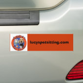 Pet Sitting Bumpersticker (Op auto)