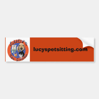 Pet Sitting Bumpersticker