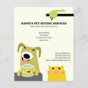 Pet Sitting Business Flyer