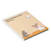 Pet Sitting Business Notitieblok (Schuin)
