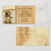 Pet Sitting  Cat Visitekaartje (Voorkant / Achterkant)