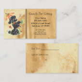 Pet Sitting Cat Visitekaartje Afsprakenkaartje (Voorkant / Achterkant)