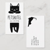 Pet Sitting, Clinic, Veterinary Shelter, Grooming Visitekaartje (Voorkant / Achterkant)