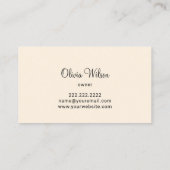 Pet Sitting Cute Dog & Cat Logo Pet Care Visitekaartje (Achterkant)