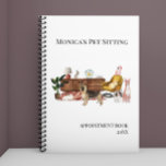 Pet Sitting Dog Cat Training Waterverven Pets Planner<br><div class="desc">Dit ontwerp kan op het gebied worden gepersonaliseerd dat door de foto en/of tekst te veranderen wordt verstrekt. Of het kan worden aangepast door te klikken deze Sjabloon personaliseert en dan de klik te kiezen om verdere optie aan te passen en de kleur van de achtergrond te schrappen of te...</div>