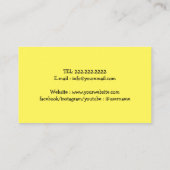 Pet Sitting Dog Walker Cute 3 kleurenafdrukken Visitekaartje (Achterkant)