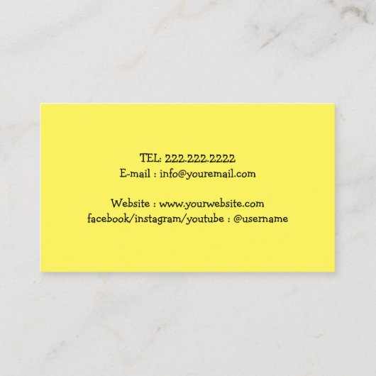 Pet Sitting Dog Walker Cute 3 kleurenafdrukken Visitekaartje (Achterkant)