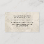 Pet Sitting Dog Walker Dog Groomer Boho Waterverf Visitekaartje (Achterkant)