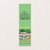 Pet Sitting & Dog Walker Kleurrijke Bloemenpark Ch Visitekaartje (Buitenkant ongevouwen)