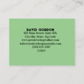 Pet Sitting & Dog Walker Kleurrijke Bloemenpark Ch Visitekaartje (Achterkant)