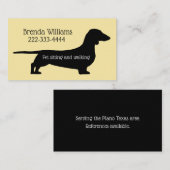 Pet Sitting Dog Walker Visitekaartje (Voorkant / Achterkant)