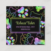 Pet Sitting, Dog Walking, Grooming Visitekaartje (Voorkant)