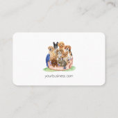 Pet Sitting, Dog Walking, Grooming Visitekaartje (Achterkant)