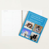 Pet Sitting Dog Walking Service Persoonlijke Foto Planner (Display)
