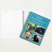 Pet Sitting Dog Walking Service Persoonlijke Foto Planner (Display)
